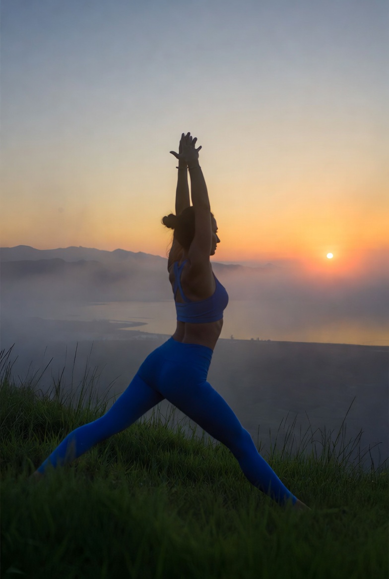 Person organizing a balanced daily schedule on a desk